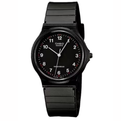 CASIO GENERAL MQ-24-1BLDF Black Resin Band Men Youth Watch